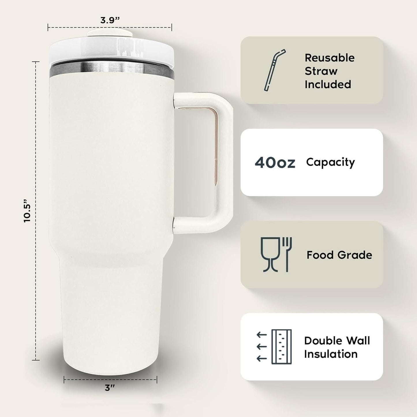 Stainless Steel vacuum Insulated Tumbler for Water