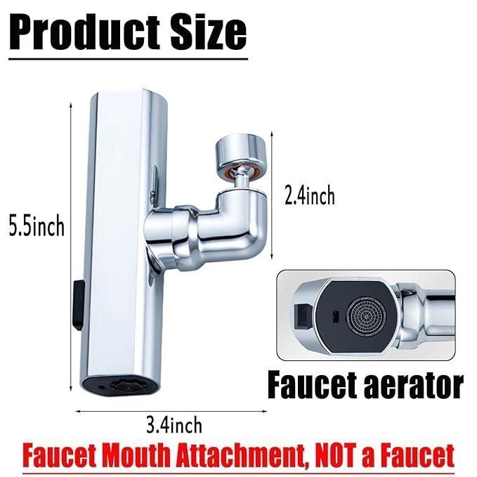 3 in 1 Waterfall Touch Faucet, Extender for Kitchen Sink